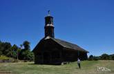 Igreja de Colo, na ilha de Chiloé, no sul do Chile